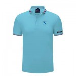 Polo BMW Homme Coton Biologique avec Logos Contrastants