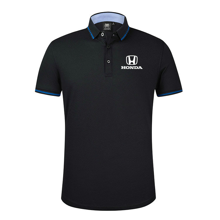 Polo Honda Homme 2022 Piqué De Coton Col Contrasté Regular Fit