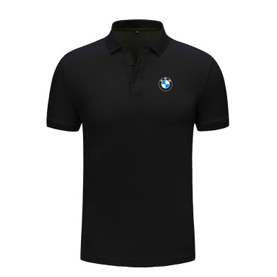 Polo Manche Courte BMW Homme 2022 Coton Col Boutonné Slim Fit