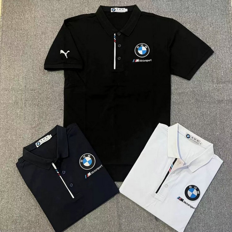 Polo Puma BMW Motorsport Racing Team 2025 Homme Noir Blanc Bleu