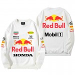 Sweatshirt Red Bull Honda Mobil 1 Coton Homme Col Rond