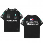 T-Shirt Mercedes AMG Petronas Motorsport TeamViewer Homme Manche Courte