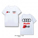 T-shirt Audi RS Imprimé Col Rond Homme Manches Courtes