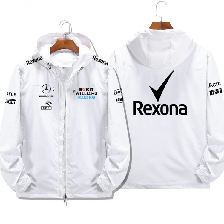 Veste Mercedes AMG Williams Racing Homme Blouson Rexona Coupe-vent Imperméable